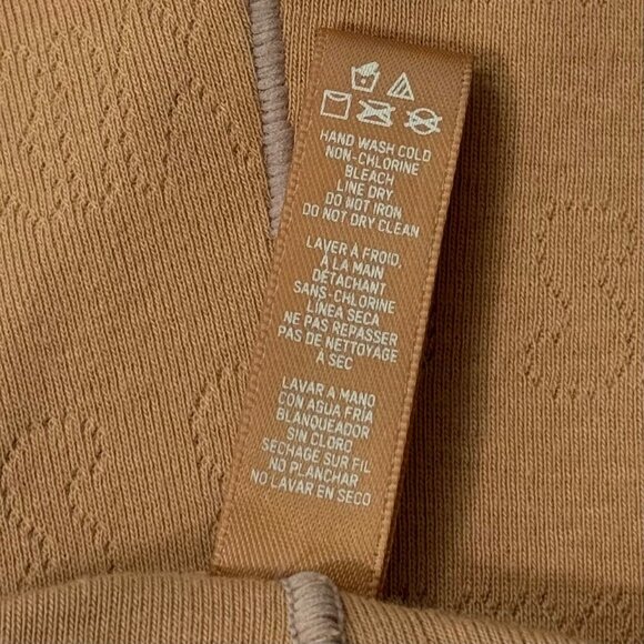 SKIMS Pointelle Logo Boxer Shorts NEW Ochre XS - Picture 8 of 8